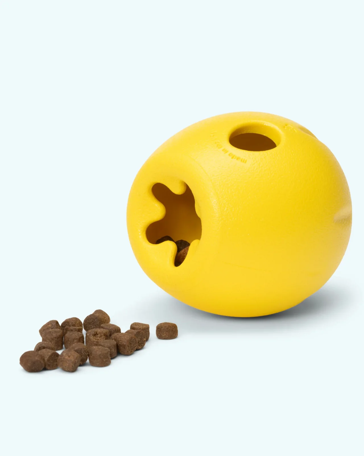 Rumbl® Puzzle Treat-Dispensing Enrichment Dog Toy in Dandelion Yellow