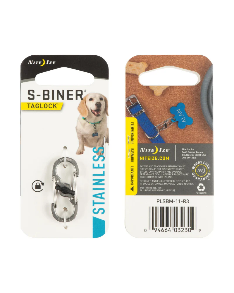 S-Biner Dog Tag Lock in Stainless Steel - Image 6