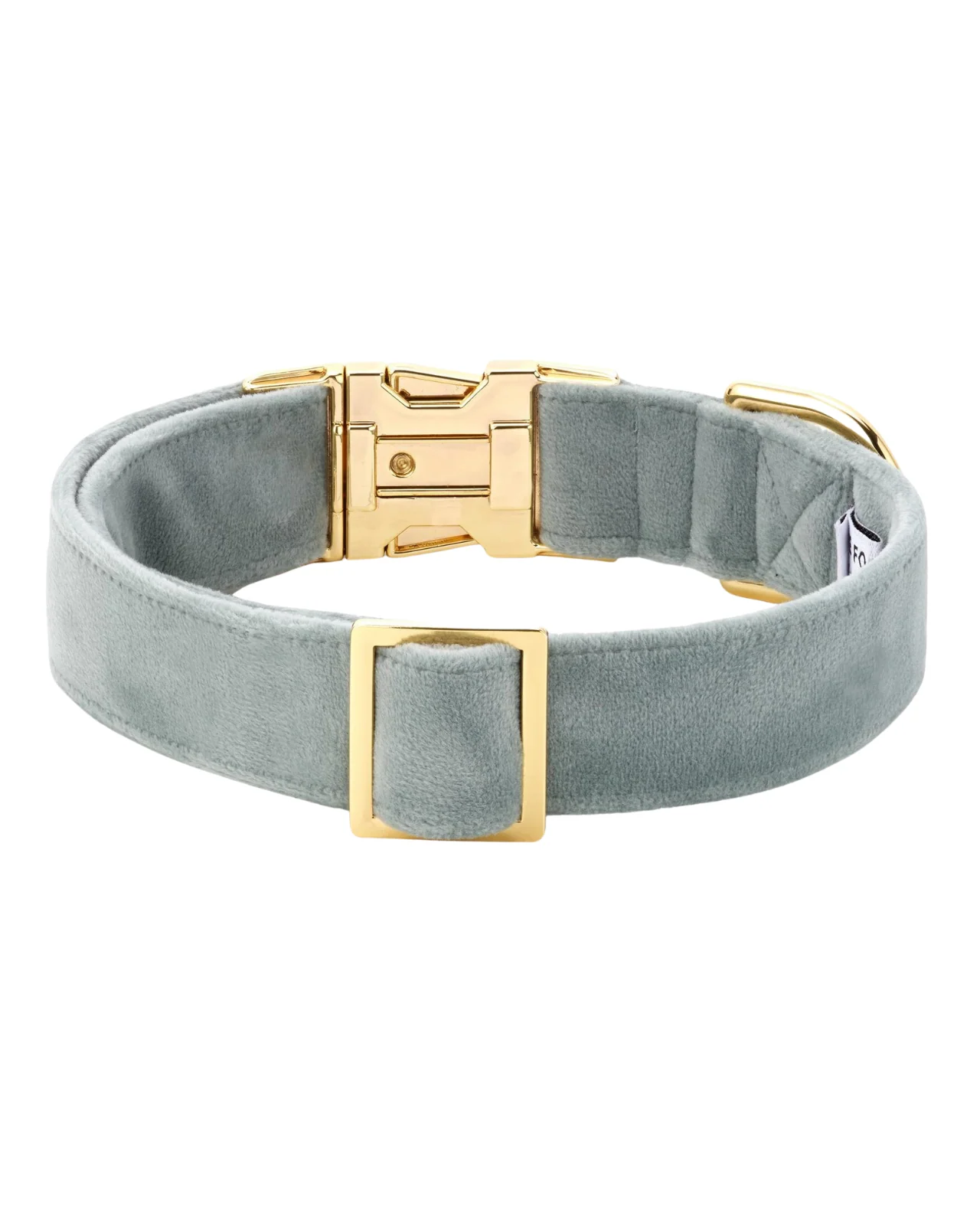 Sage Velvet Dog Collar (Made in the USA) (FINAL SALE) - Image 3