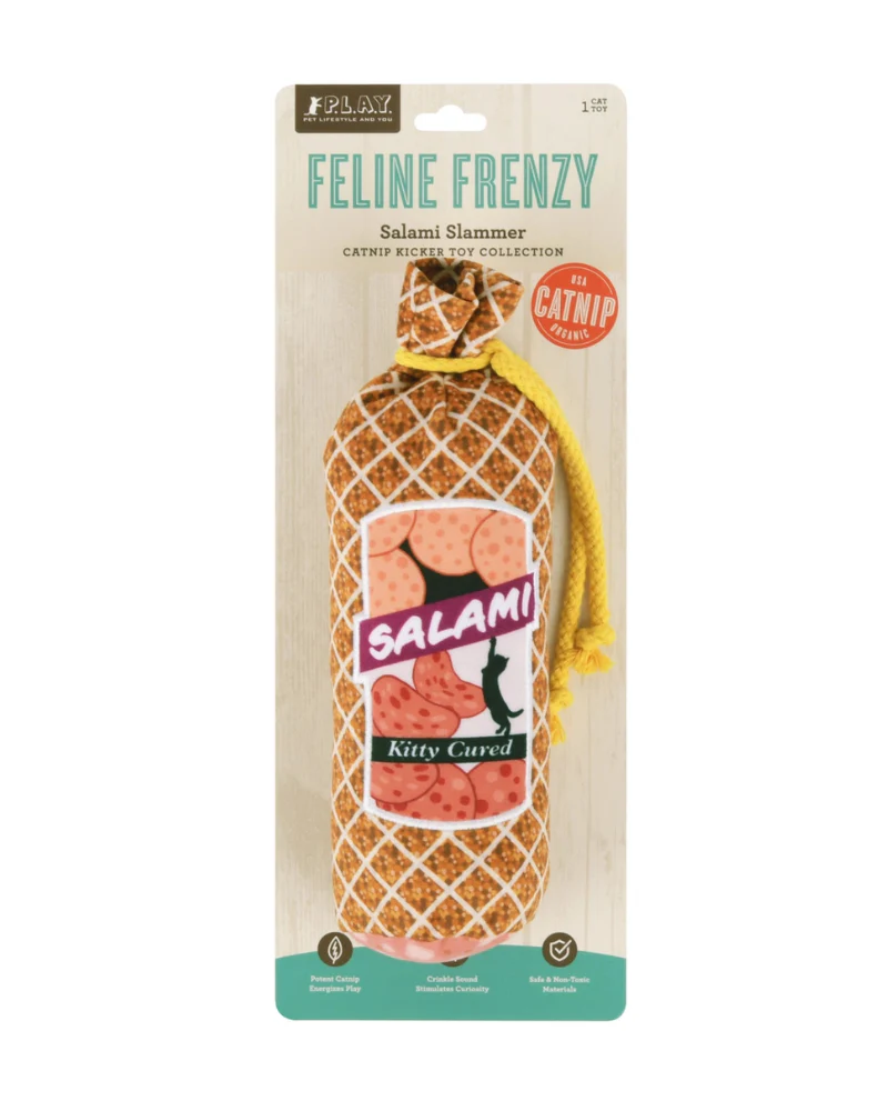 Salami Slammer Cat Kicker Toy - Image 2