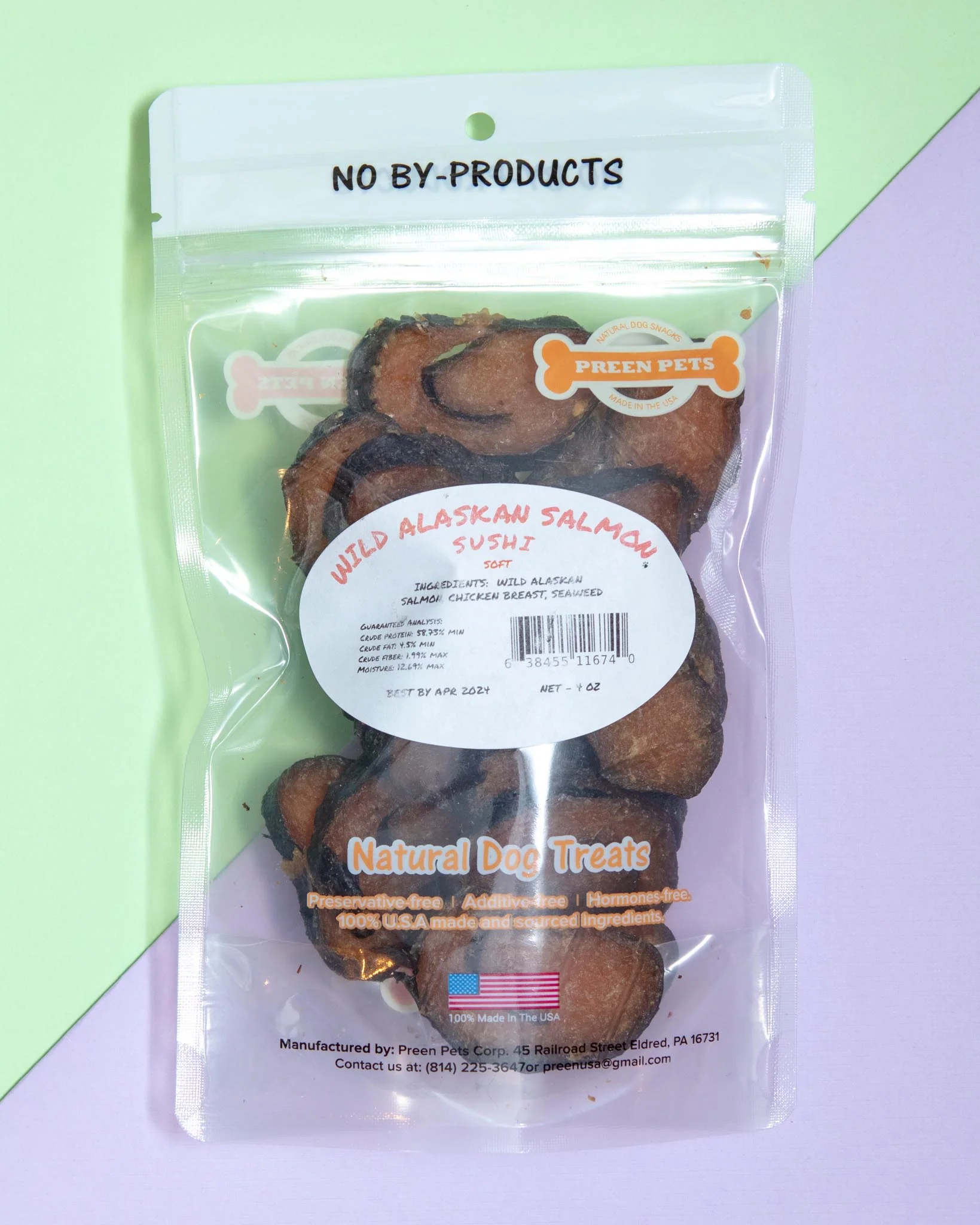 Salmon Sushi Soft Dog Treats (Made in the USA) - Image 3