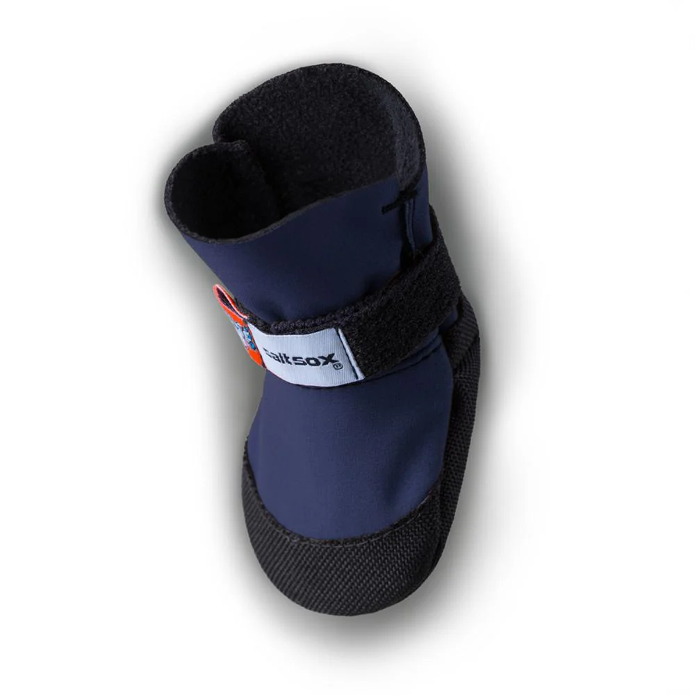 SaltSox Fleece-Lined Dog Booties in Navy - Image 6