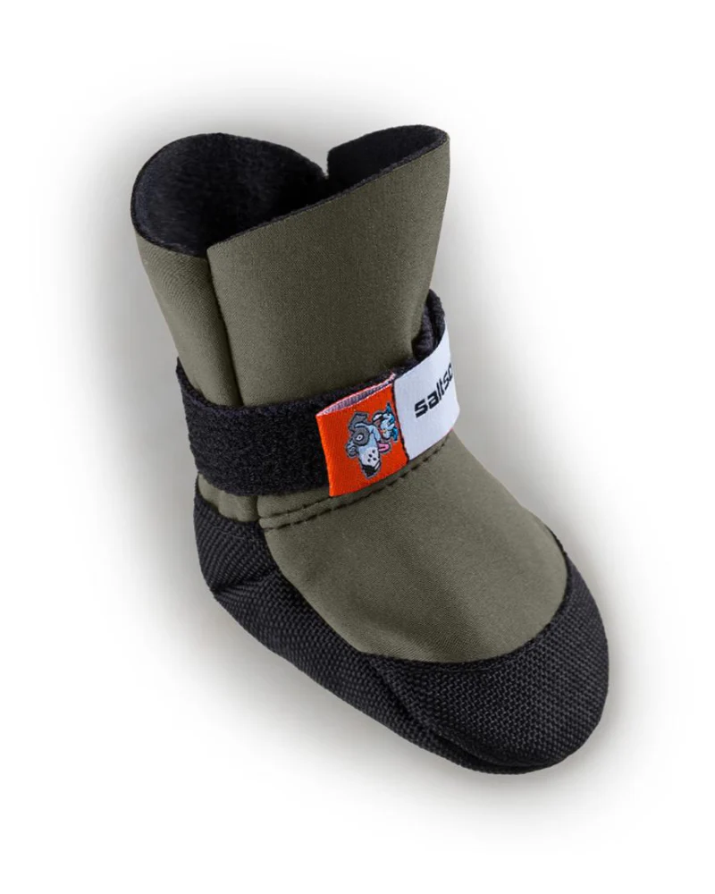 SaltSox Fleece-Lined Dog Booties in Icebreaker Grey - Image 2