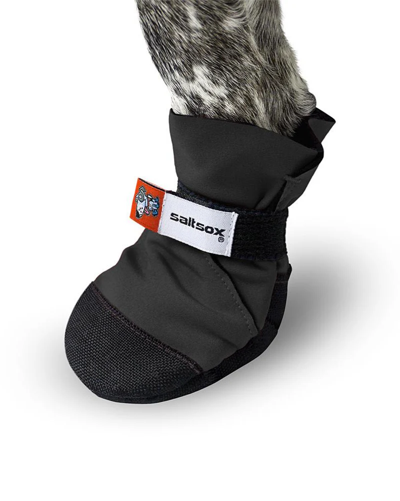 SaltSox Fleece-Lined Dog Booties in Icebreaker Grey - Image 3