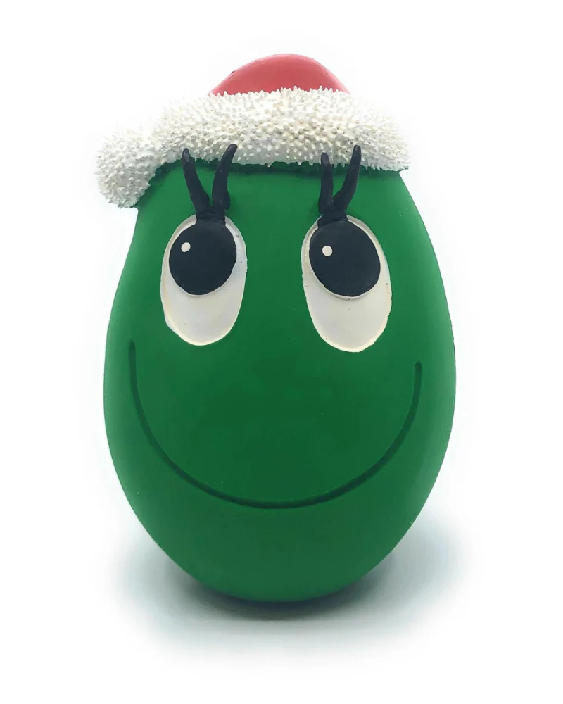 Santa Egg Latex Dog Toy (FINAL SALE) - Image 4