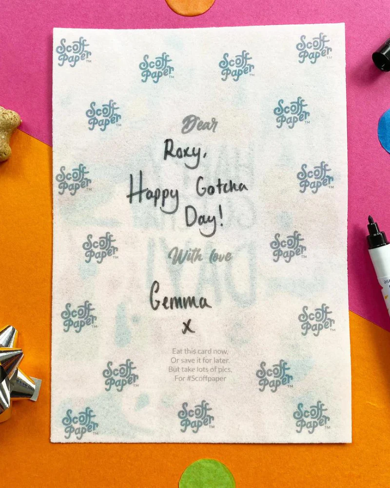 Edible Birthday Card for Dogs (Bacon Flavor) - Image 7