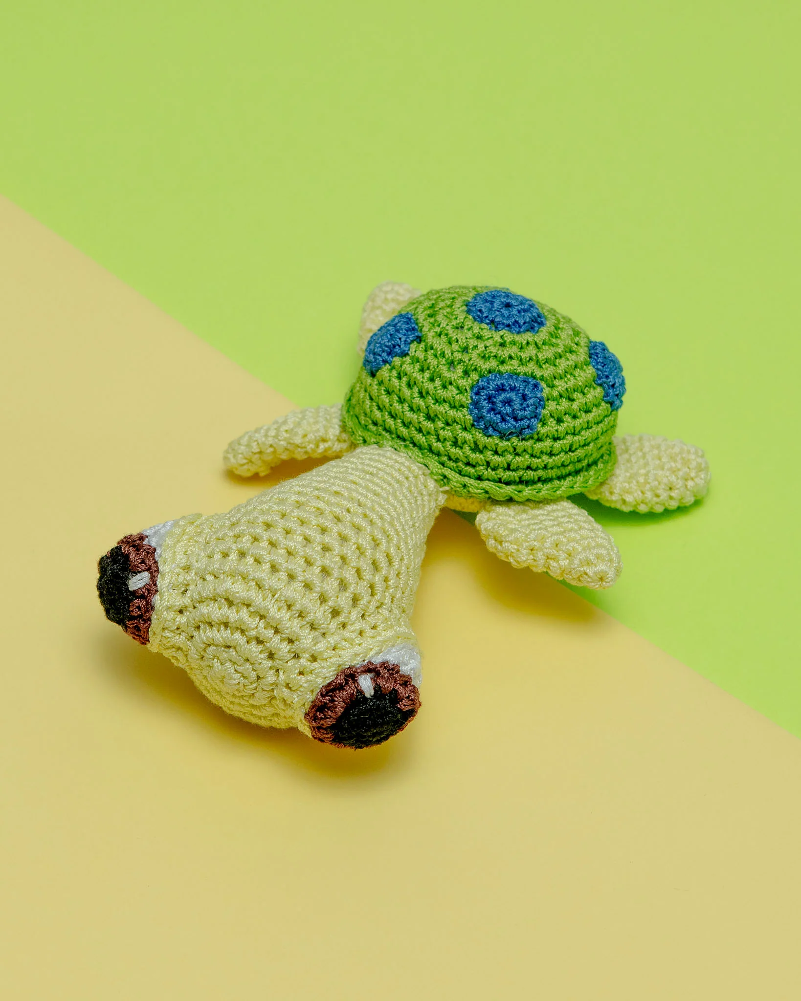 Sea Turtle Organic Knit Dog Toy - Image 2