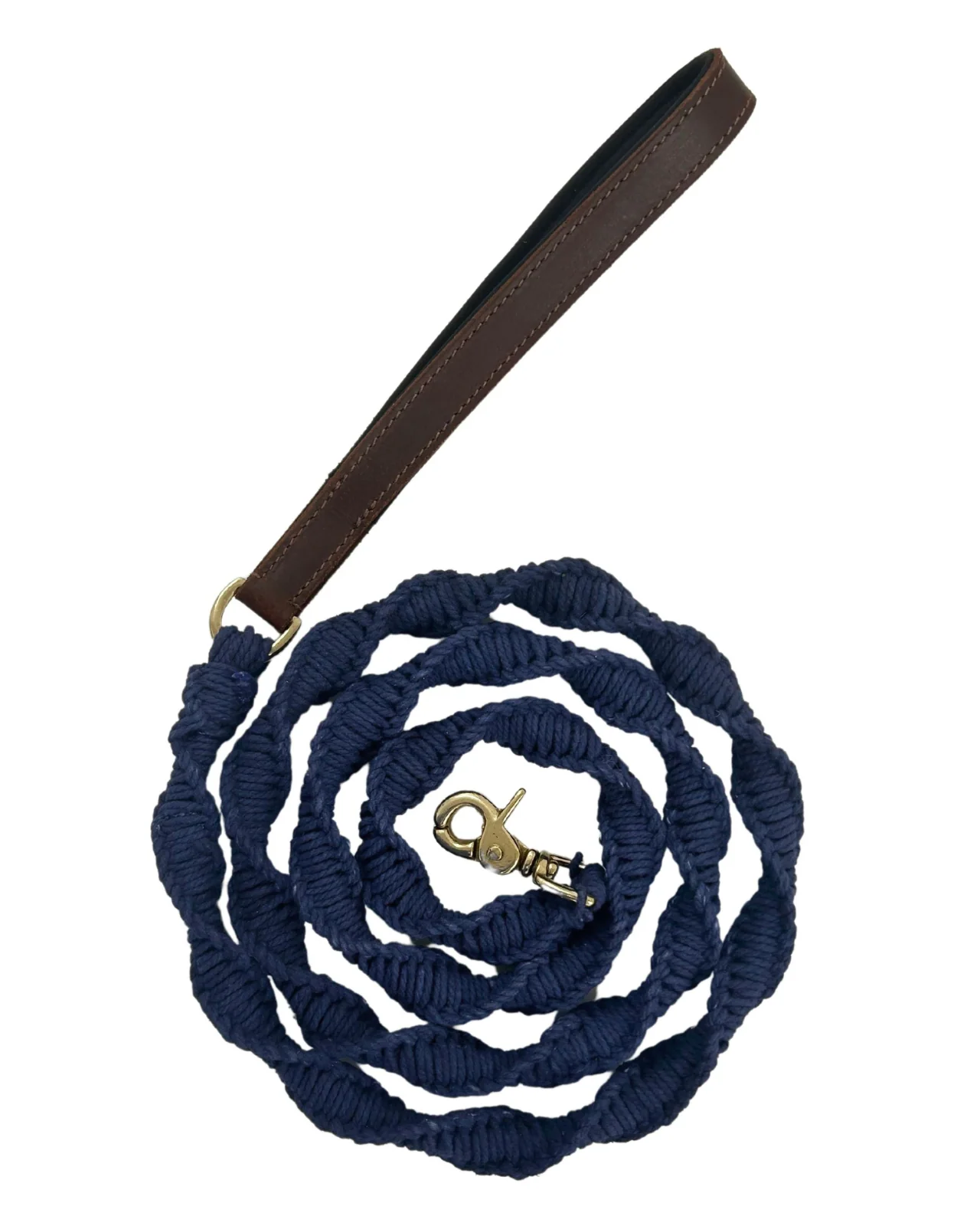 Seaside Cotton Woven Rope Dog Leash - Image 2