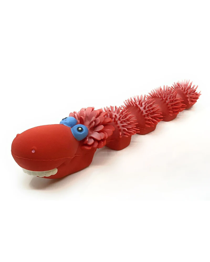 Sensory Snake Rubber Squeaky Dog Toy - Image 3