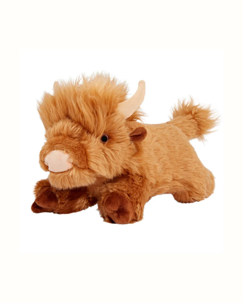 Shaggy the Highland Cow Squeaky Dog Plush Toy - Image 3