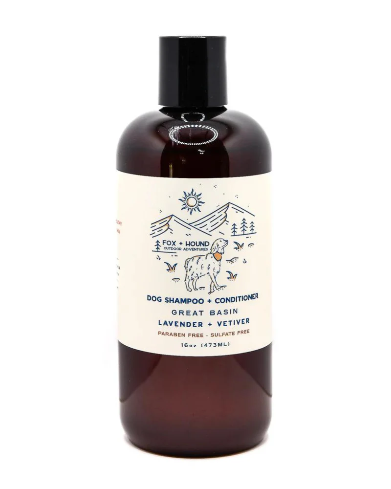 Great Basin Dog Shampoo & Conditioner in Lavender + Vetiver Scent - Image 2