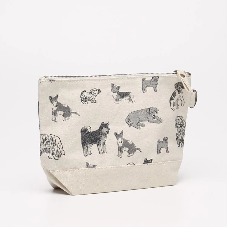 Dog Print All Purpose Pouch in Natural - Image 4
