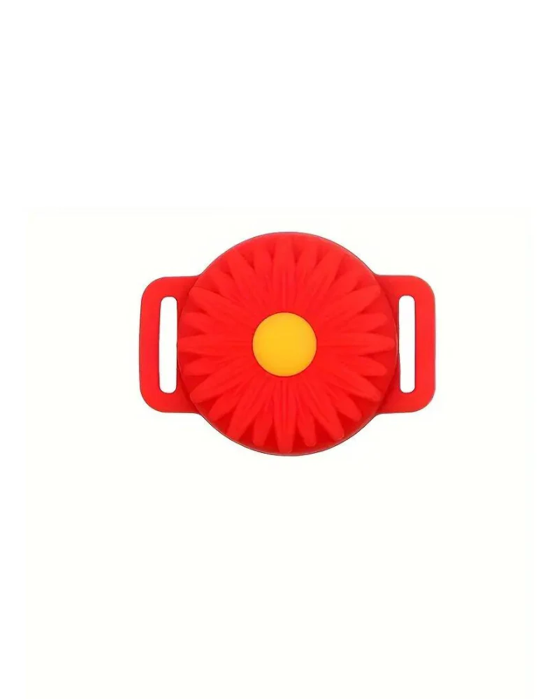 Silicone Flower AirTag Holder for Dog Collar (Zinia or Sunflower) - Image 6