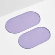 Curved Silicone Placement in Lilac - Image 3