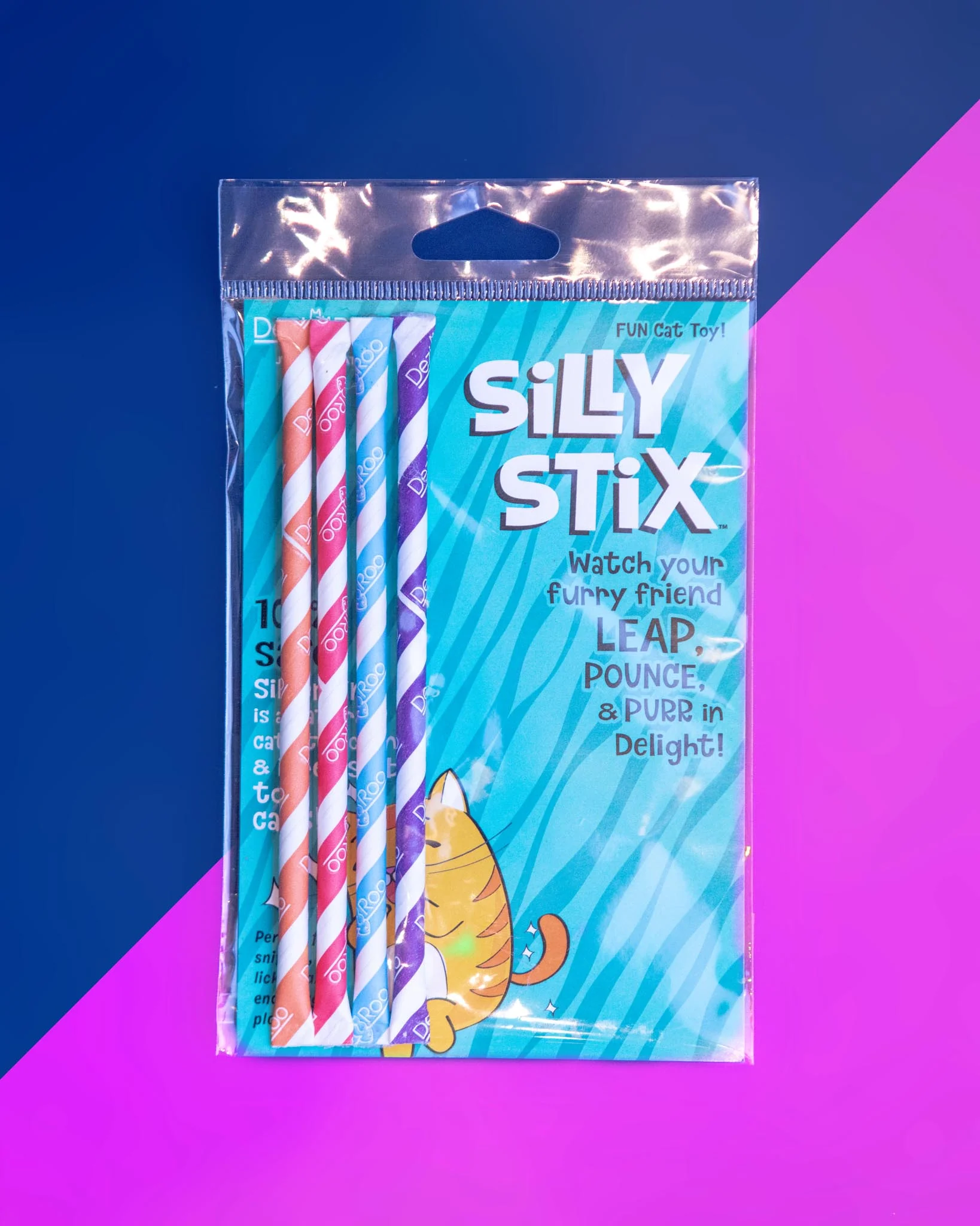 Silly Stix Silvervine Cat Toy (4-Pack) (Made in the USA) - Image 2