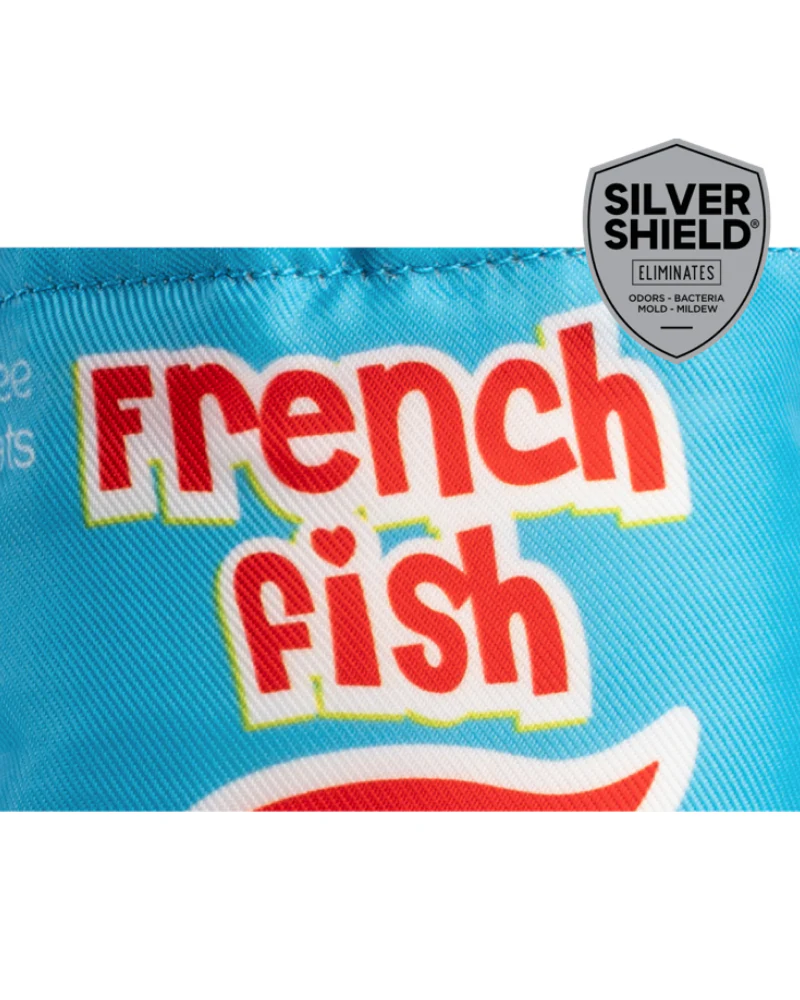 French Fish Crinkle + Squeak Dog Toy - Image 6