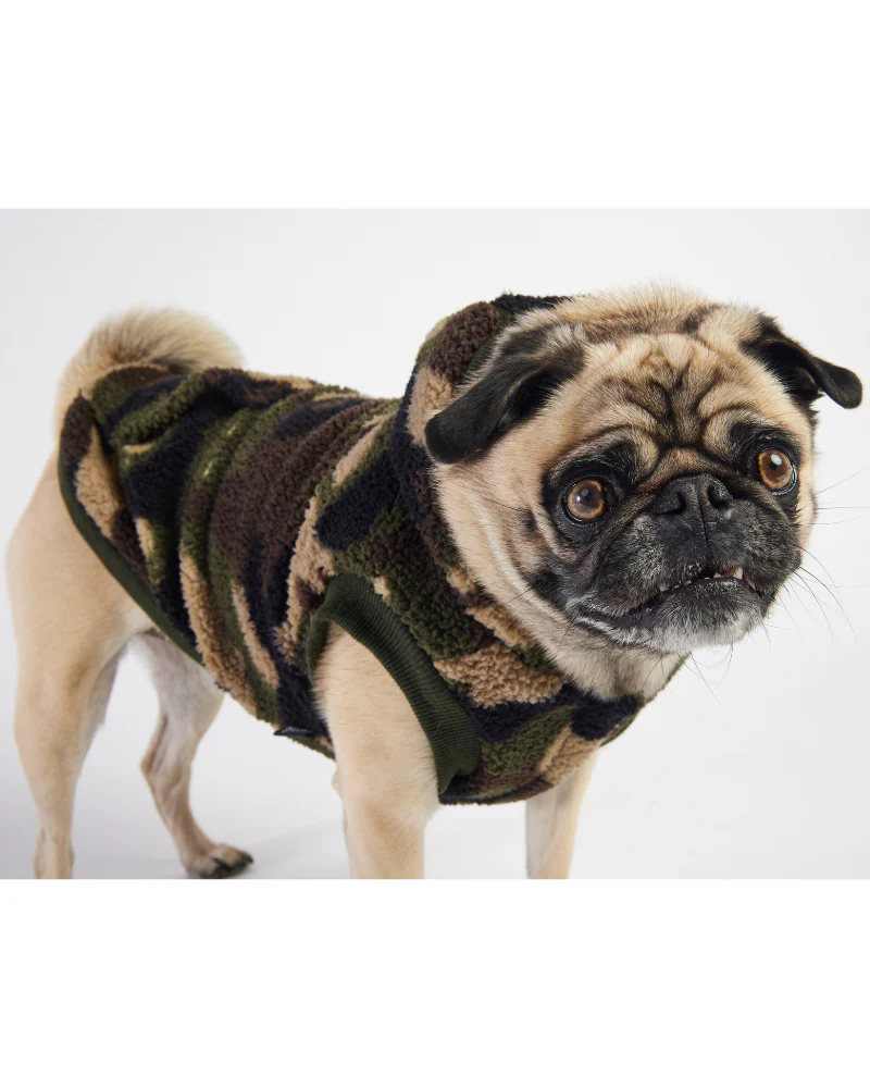 Hunter Sherpa Dog Hoodie in Camo<br>((FINAL SALE)) - Image 6