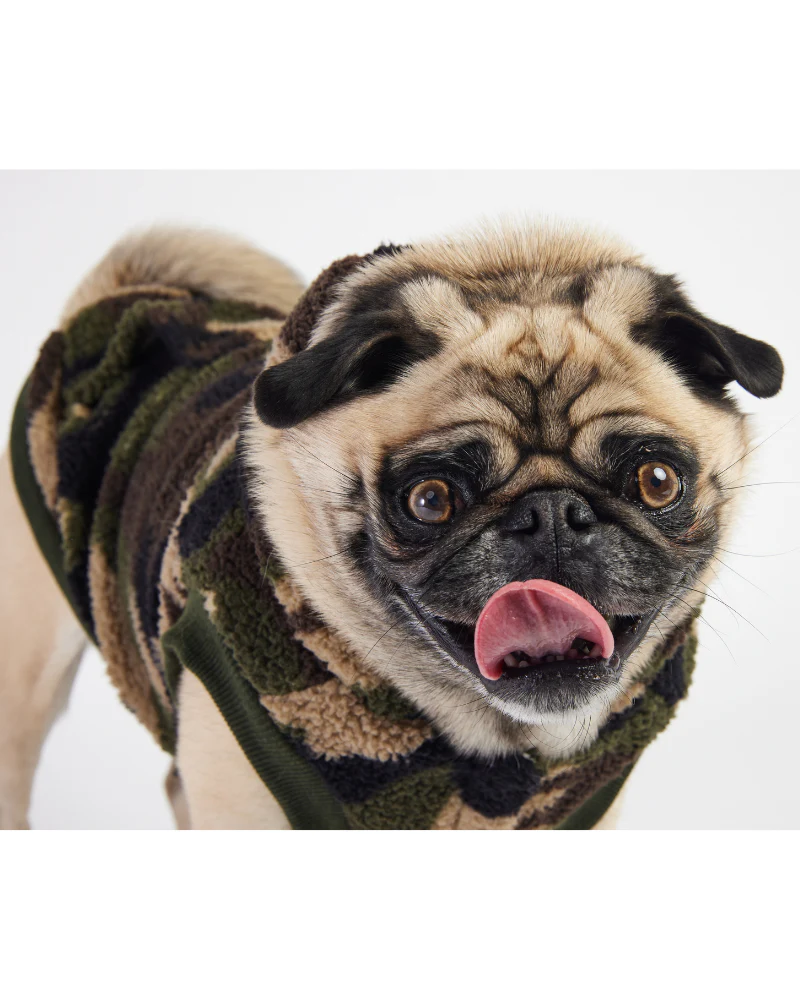 Hunter Sherpa Dog Hoodie in Camo<br>((FINAL SALE)) - Image 7