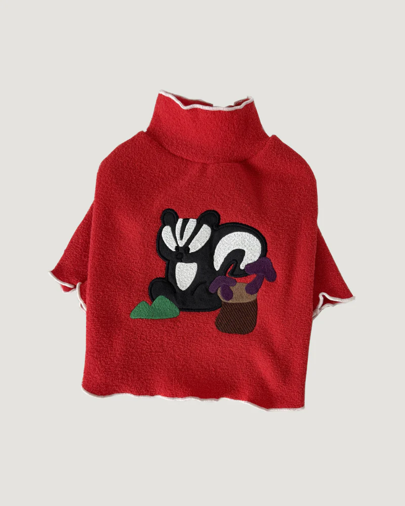 Skunk & Mushroom Dog Shirt (FINAL SALE) - Image 2