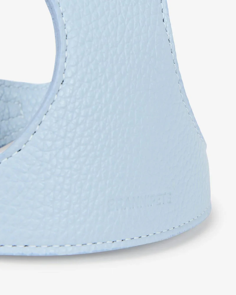 Juno Leather Dog Harness in Sky Blue (Made in Italy) (FINAL SALE) - Image 9