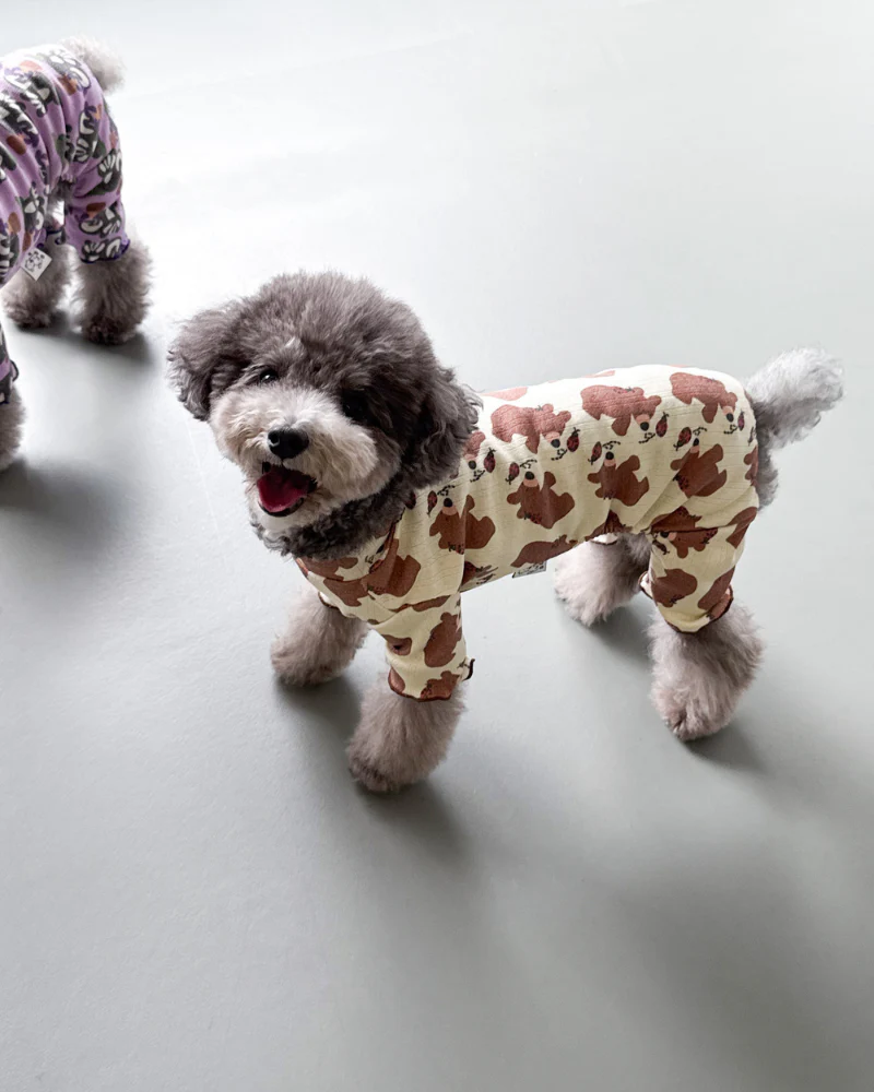 Bear & Ladybug Dog Onesie - Image 3