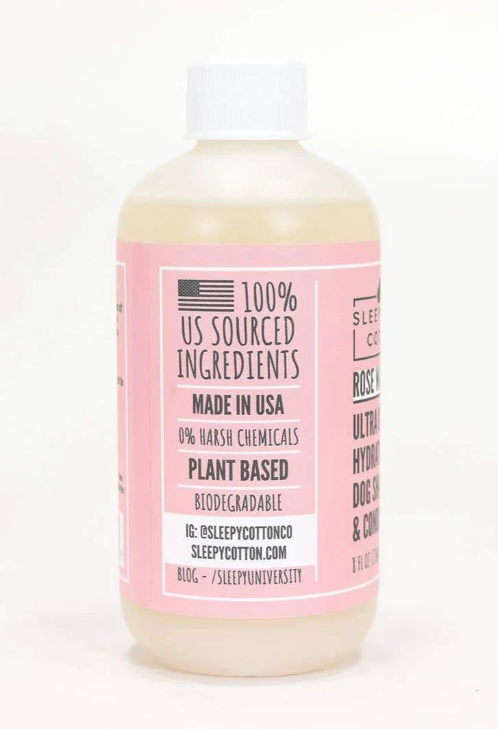 Hydrating Rose Water Dog Shampoo & Conditioner - Image 2