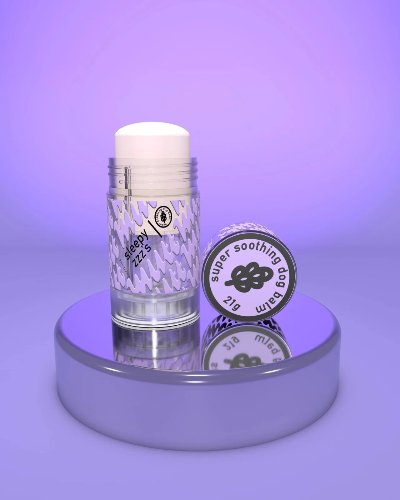 Sleepy ZZZ's Soothing Lavender Dog Balm (Made in the USA) - Image 3