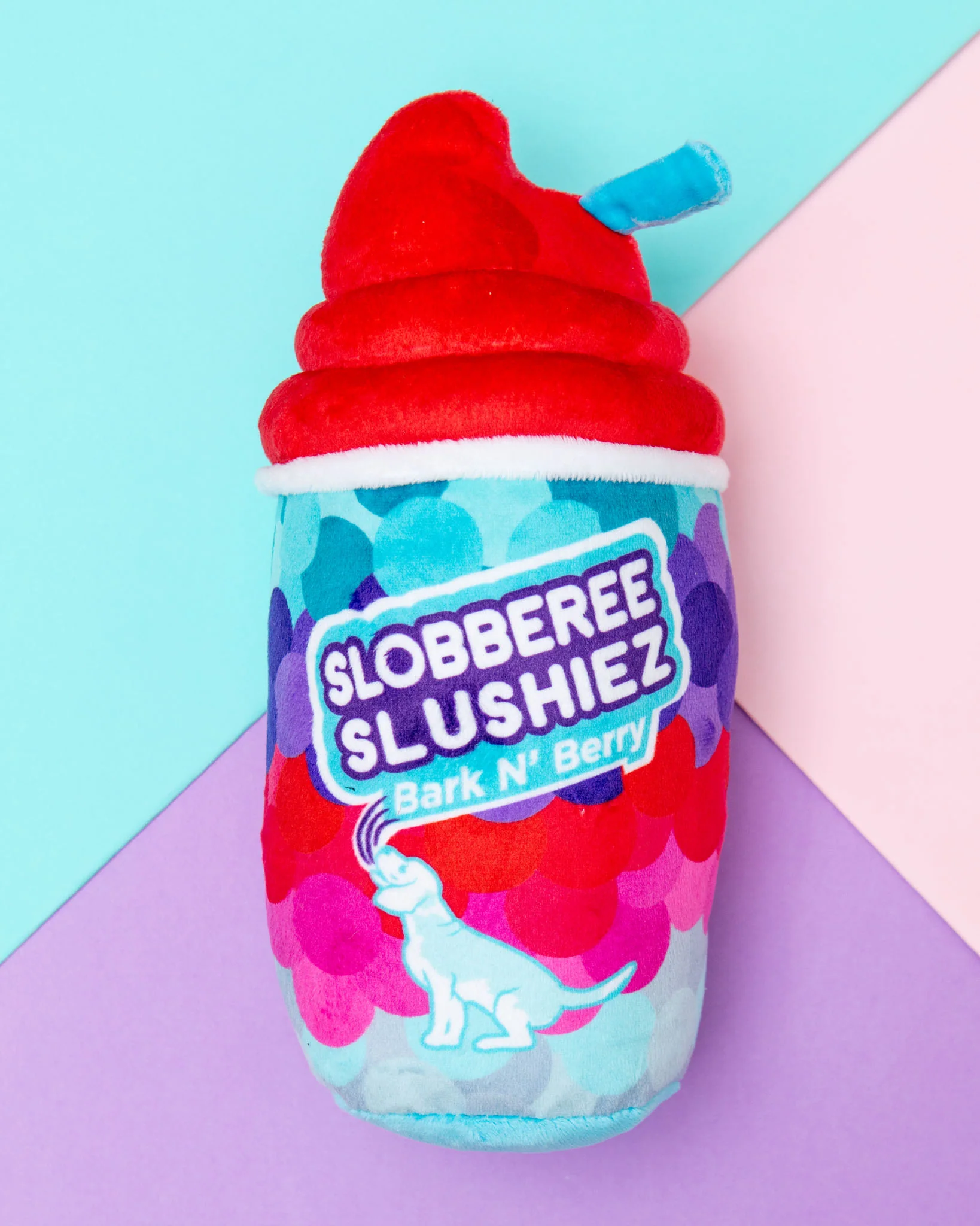Slobberee Slushiez Crinkle + Squeak Plush Dog Toy (FINAL SALE)