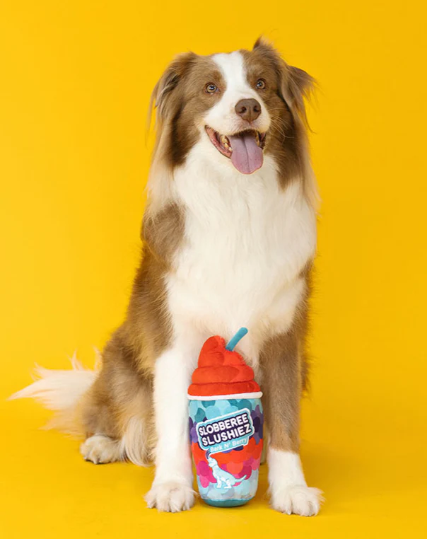 Slobberee Slushiez Crinkle + Squeak Plush Dog Toy (FINAL SALE) - Image 2