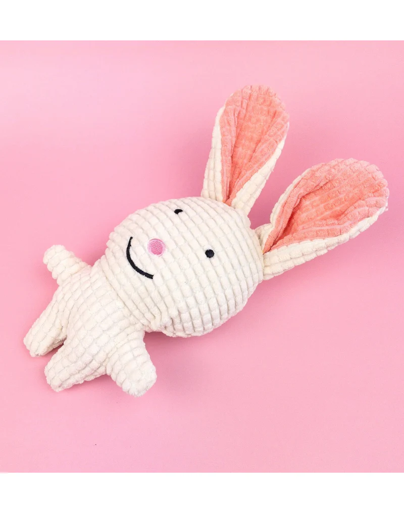 Small Squeaky Corn Fleece Plush Dog Toy - Image 5