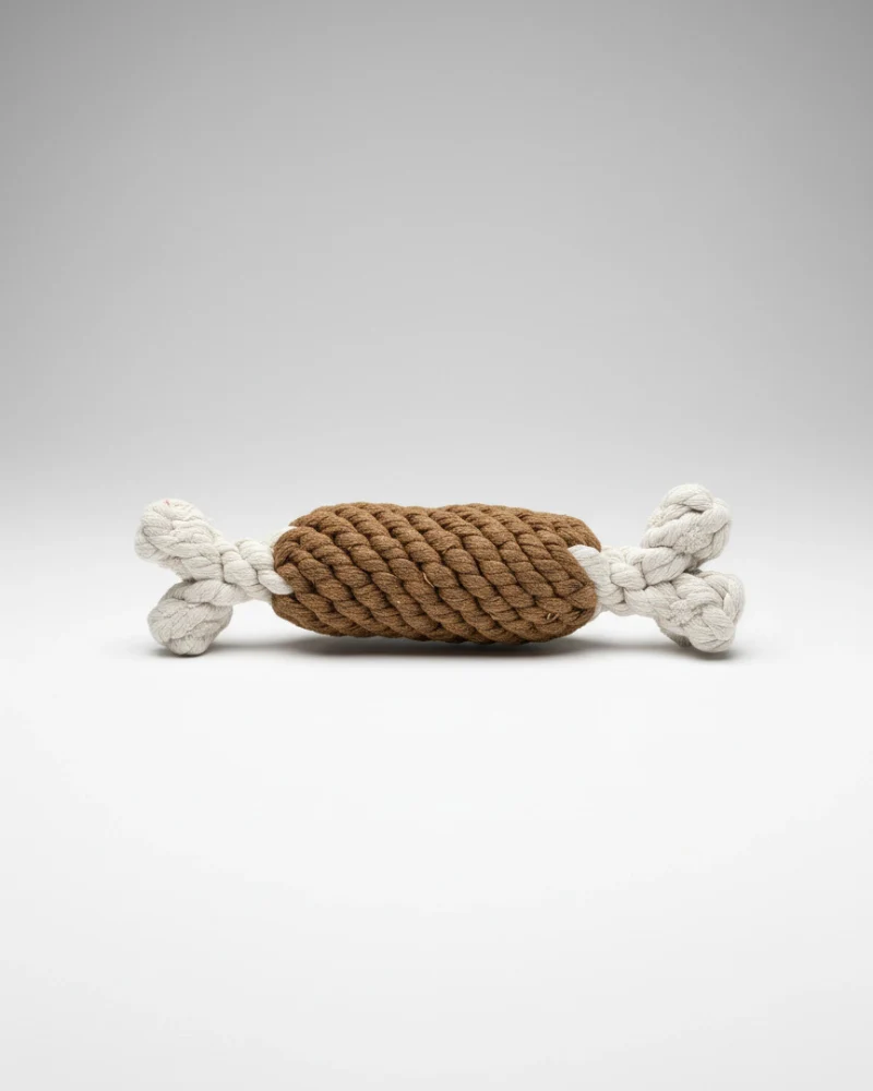 Smoked Ham Rope Dog Toy - Image 2