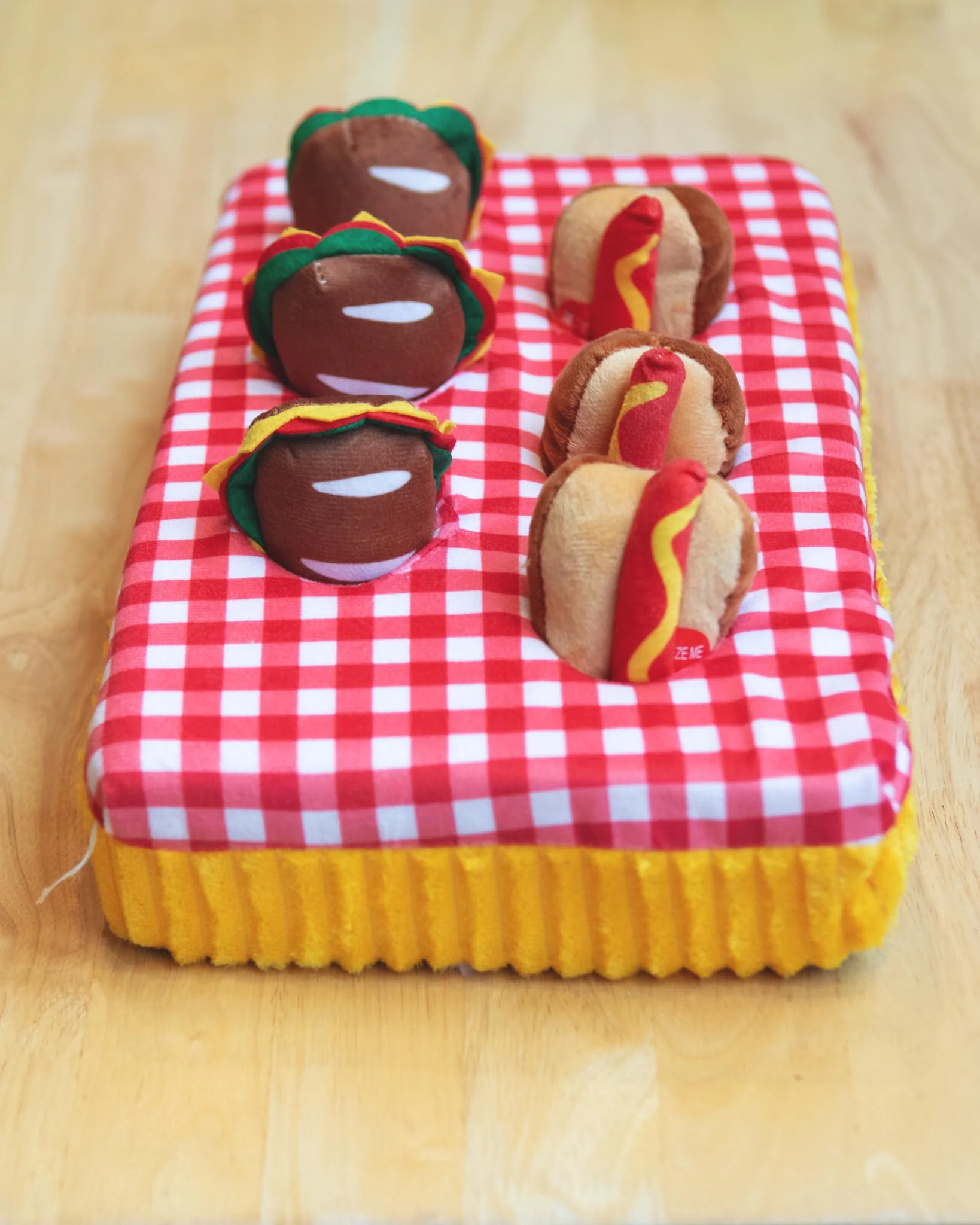 Snacks at a Picnic Squeaky Interactive Dog Toy Set (FINAL SALE) - Image 2