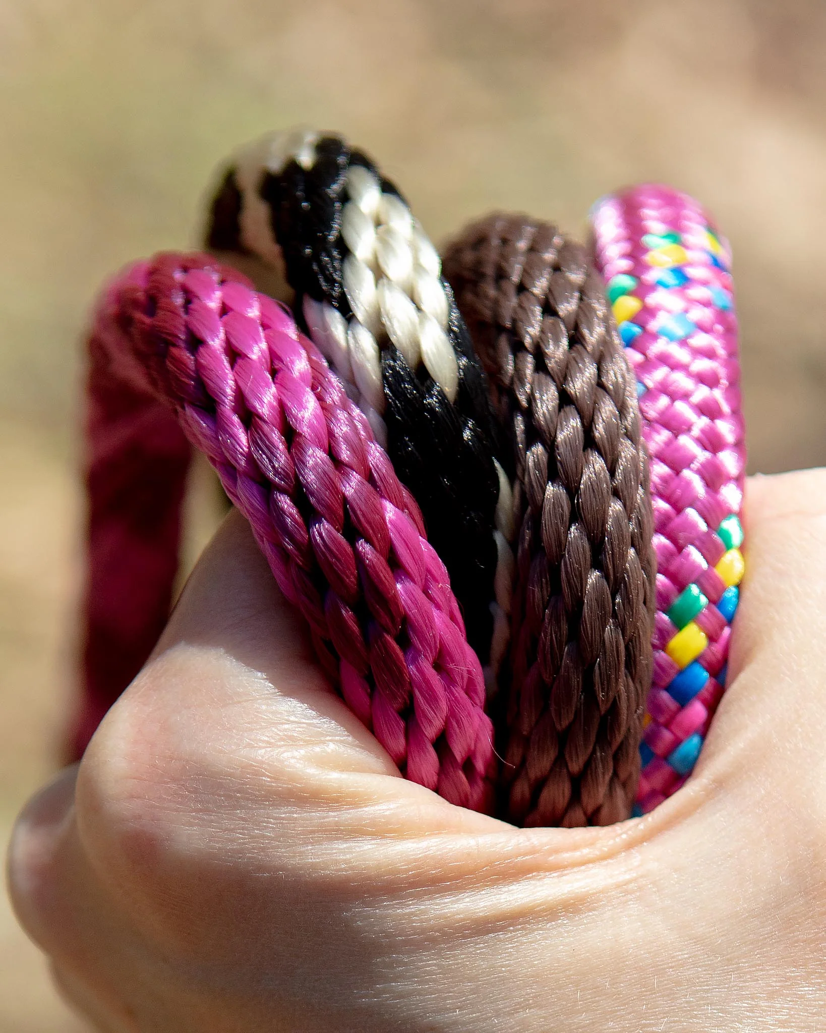 Carabiner Leash in Sandstone & Black (Made in the USA) - Image 3