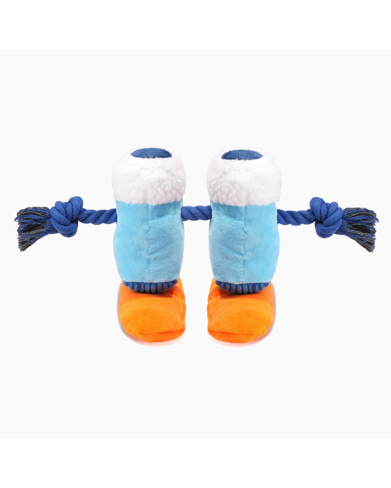 Snow Paws Skiing Boots Dog Rope Toys - Image 3
