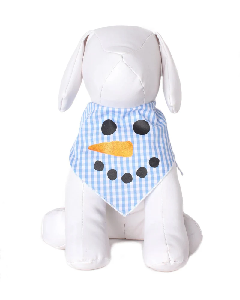 Snowman Dog Bandana - Image 2