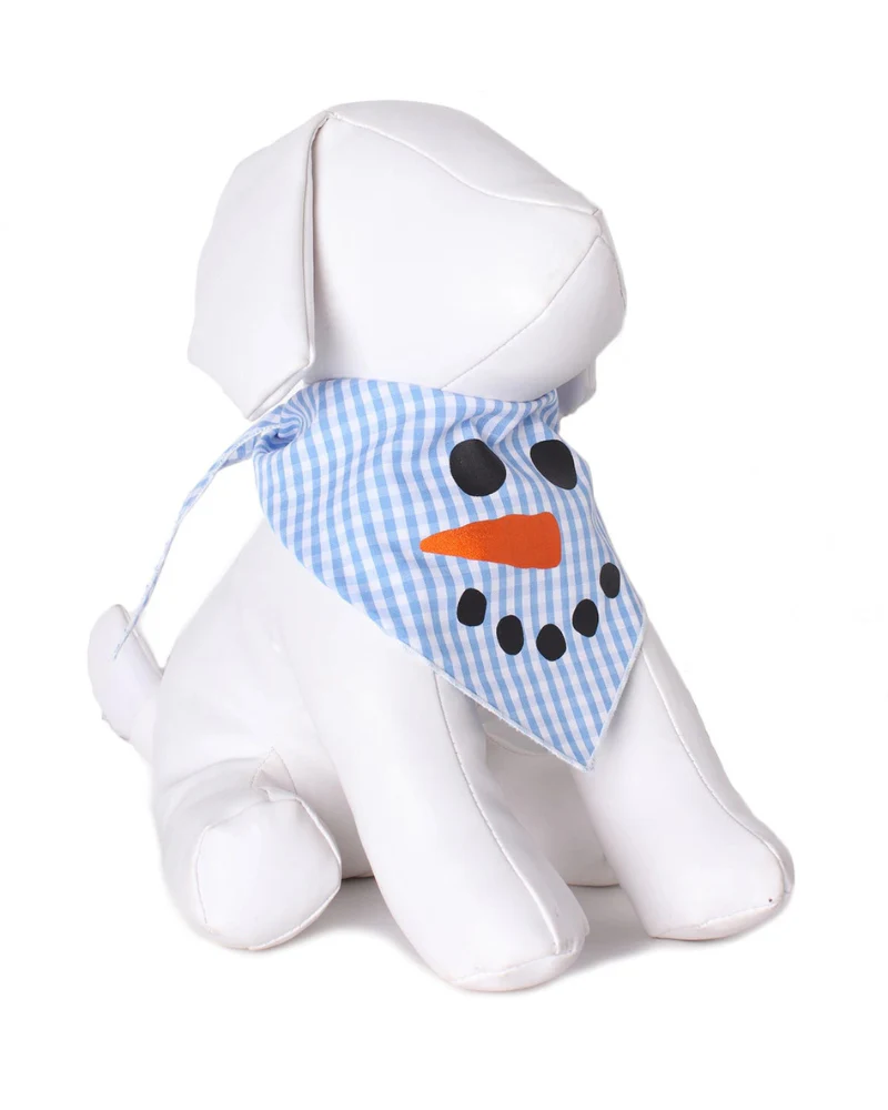 Snowman Dog Bandana - Image 4