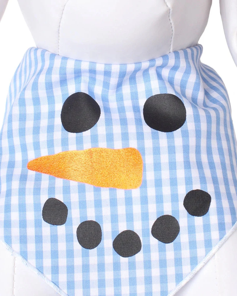 Snowman Dog Bandana - Image 6