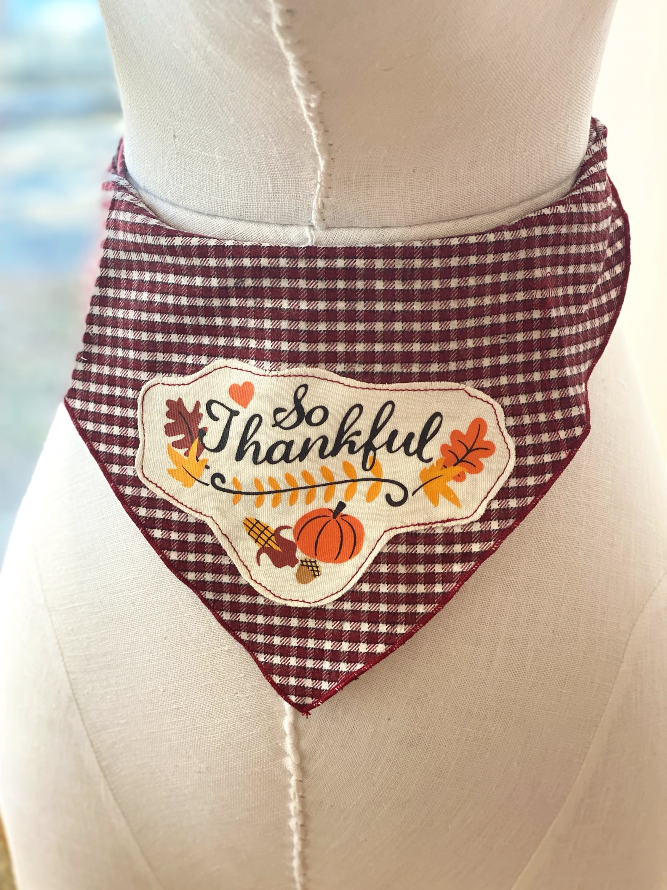 So Thankful Thanksgiving Dog Bandana