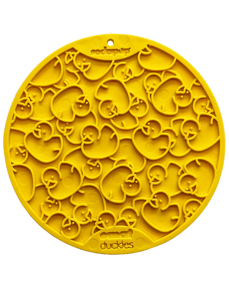 Duckies Dog Lick Mat With Suction Cups (Made in the USA) - Image 4