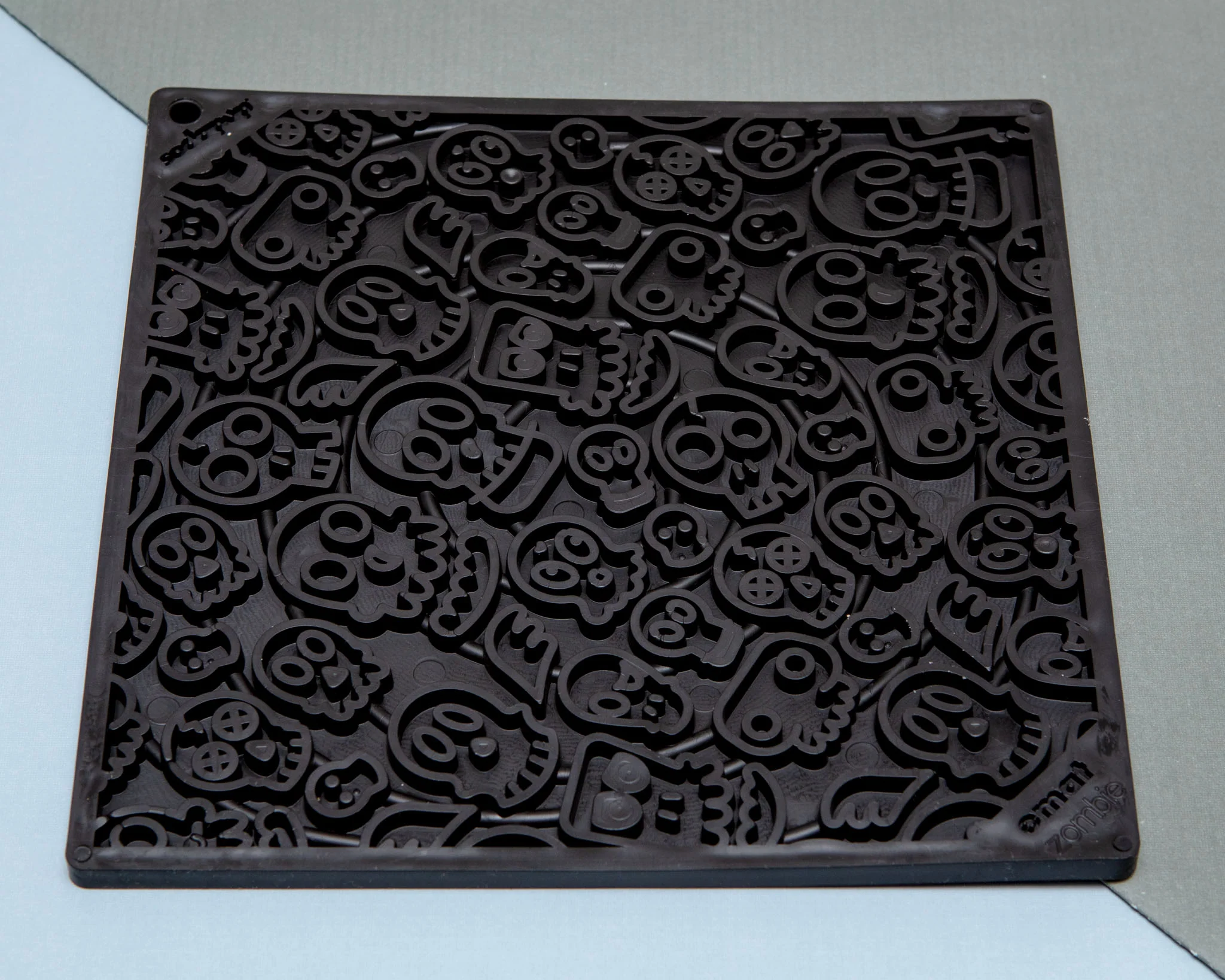 Zombies Dog Lick Mat in Black (Made in the USA) - Image 4