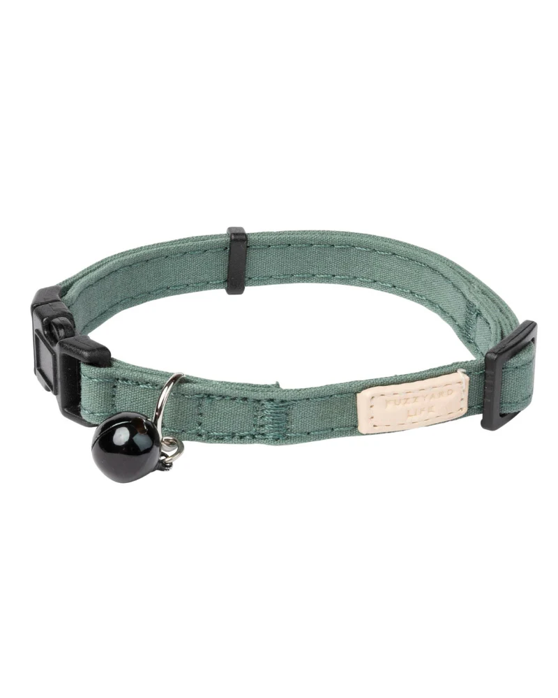 Soft Cat Collar in Myrtle Green - Image 2