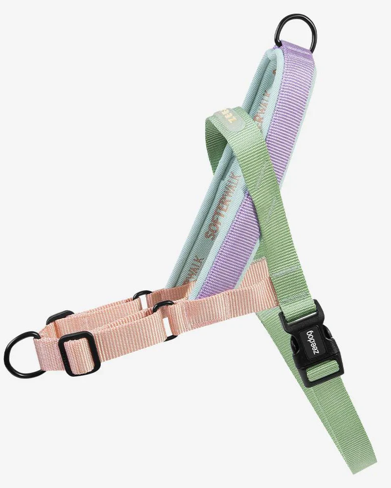 SofterWalk No-Pull Dog Harness in Peach - Image 4