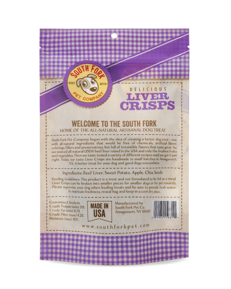 Liver Crisps with Sweet Potato, Apple & Chia Seeds Dog Treats - Image 4