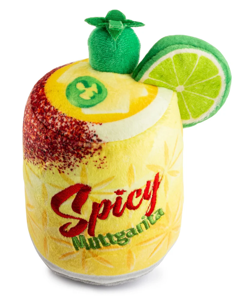 Spicy Muttgarita Squeaky Plush Dog Toy - Image 2