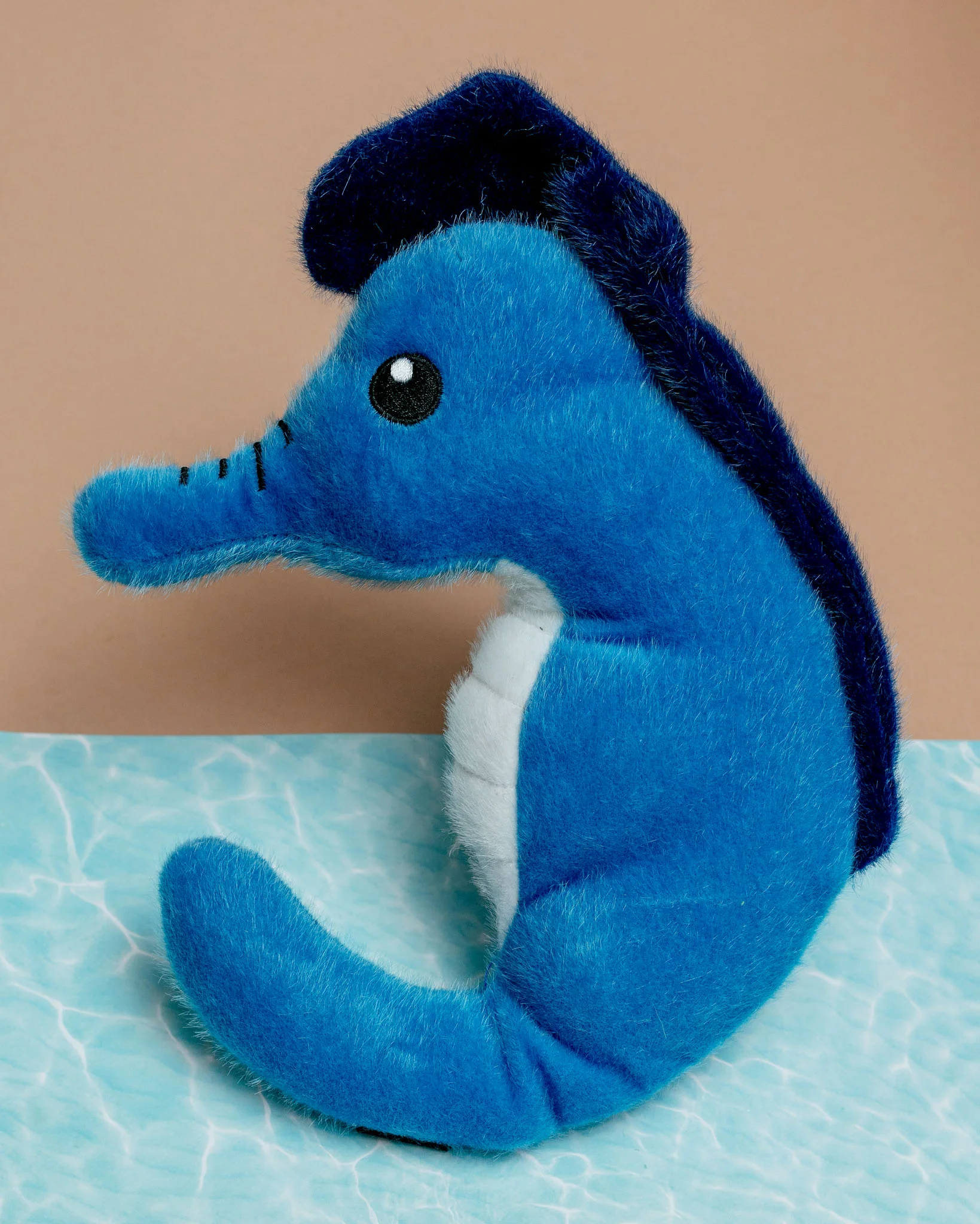 Fuzzy Seahorse Squeaky Dog Toy << FINAL SALE >>