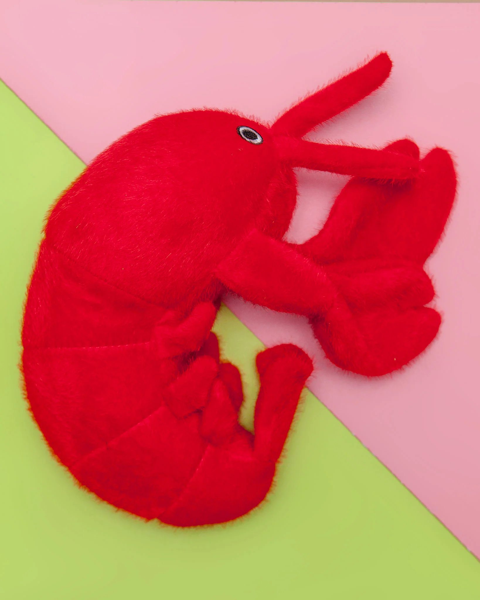 Fuzzy Sea Plush Lobster Dog Toy
