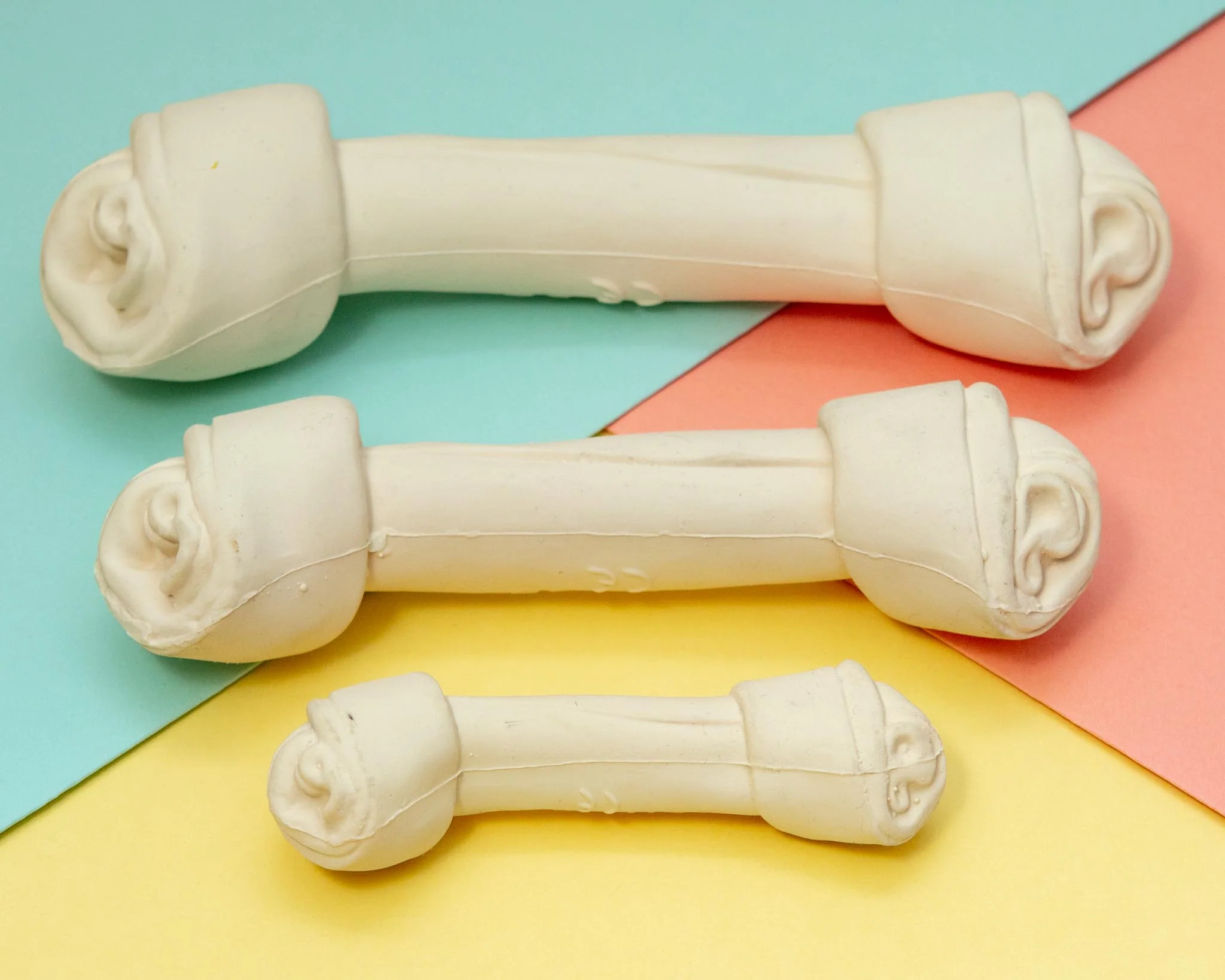 Squeaky Latex Dog Bone Toy - Image 3