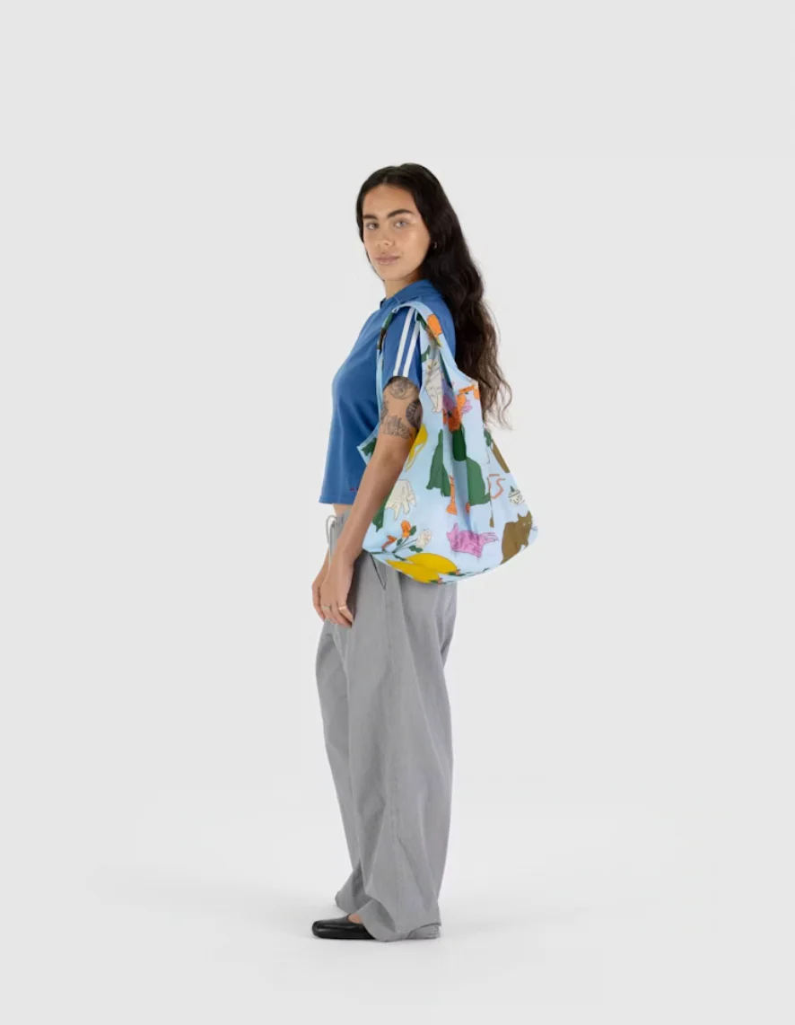Baggu Reusable Bag in Table Cats - Image 5