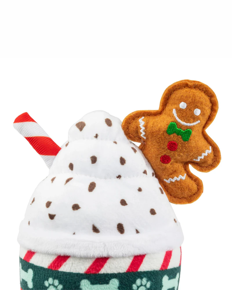 Starbarks Ginger Bark Latte Squeaky Plush Dog Toy - Image 3