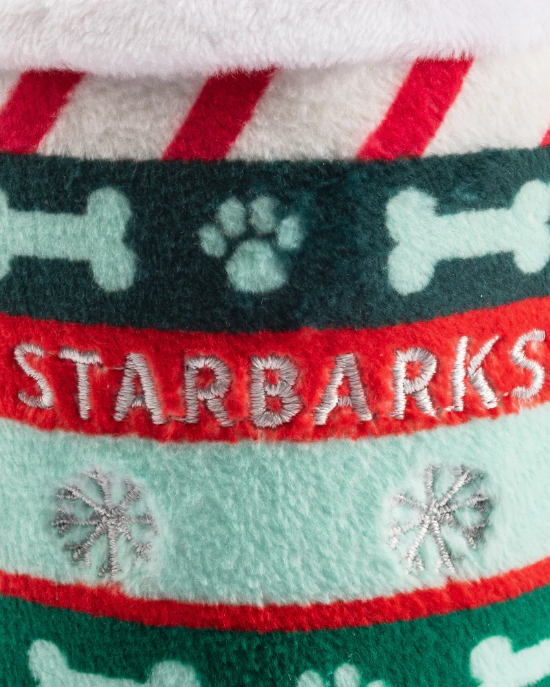 Starbarks Ginger Bark Latte Squeaky Plush Dog Toy - Image 4
